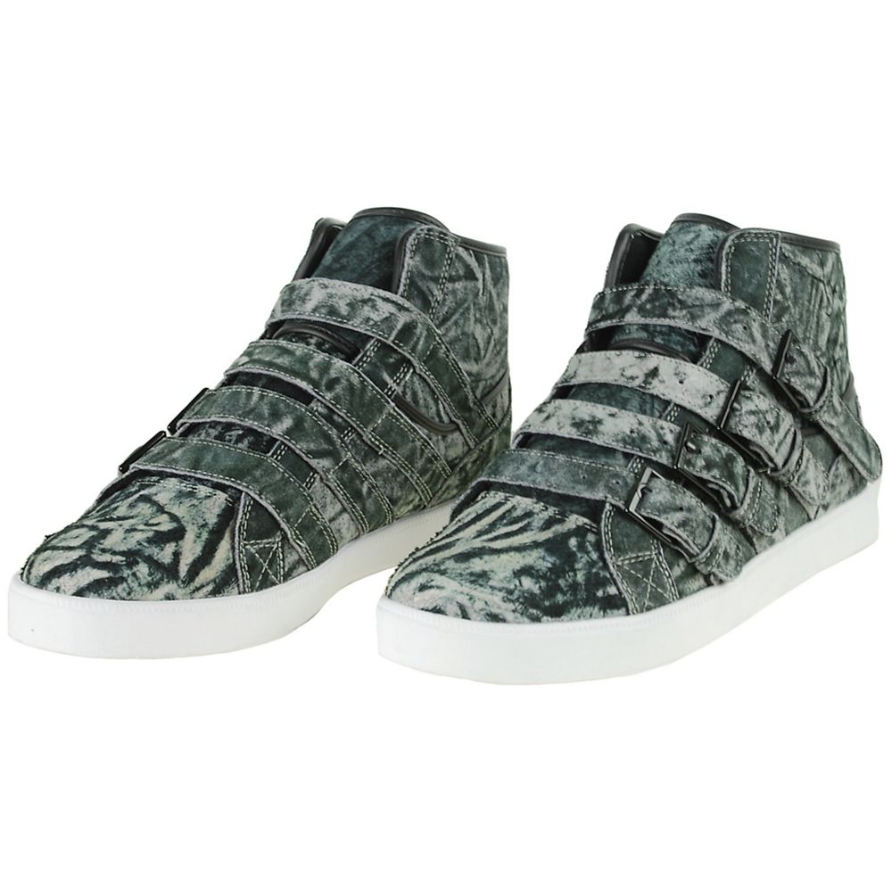 Baskets Montantes Supra Strapped NS Grise Wildlife Homme | PZF-37864204